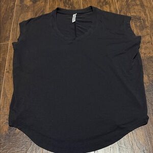 Athleta Black Short Sleeve Tee. Oversized.